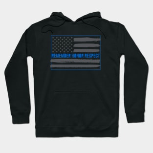 Remember Police Flag Hoodie